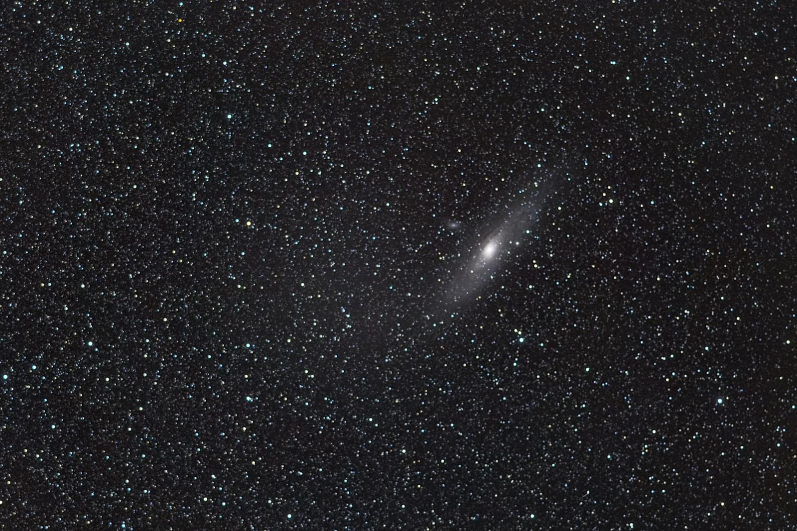Erstes Andromeda Foto