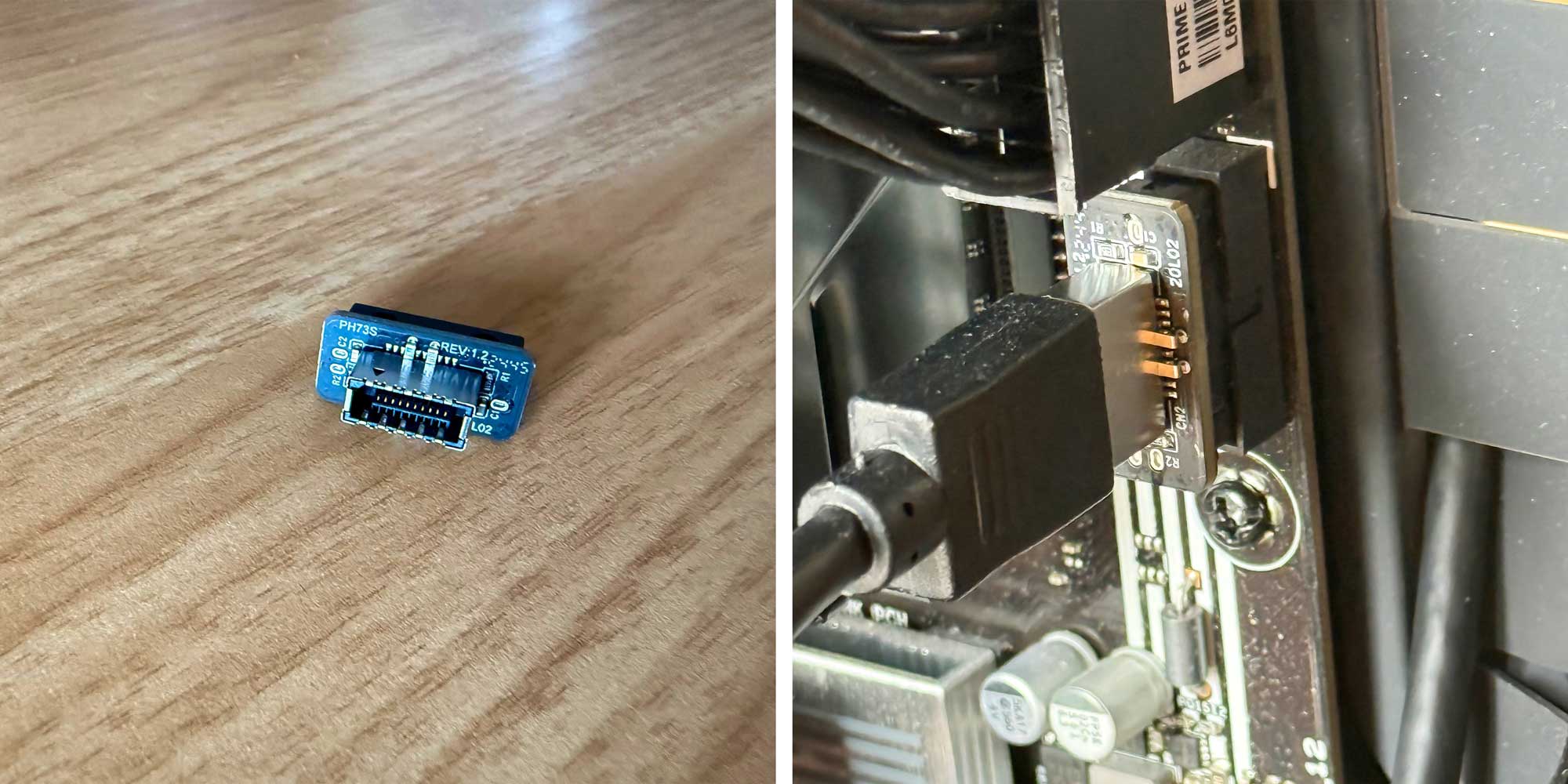 Einbau USB-C Adapter